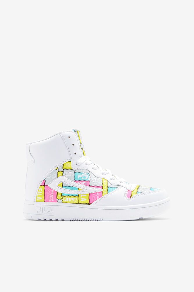 Fila Sneakers Fx-dsx Mid Patchwork Womens White - India CQU-508934